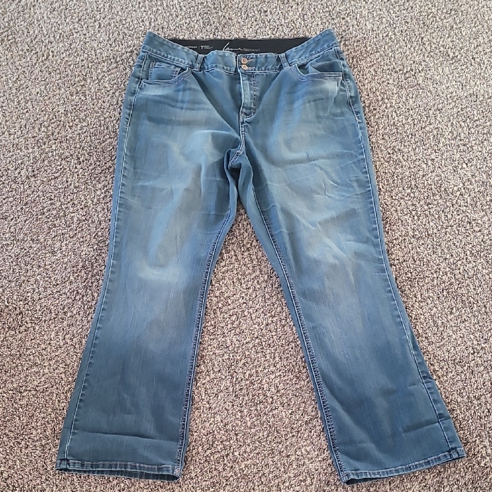 Lane Bryant Blue Boot Cut Jeans with Classic Style